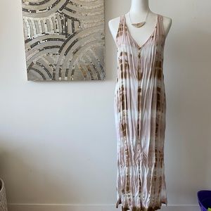 Calvin Klein Maxi Dress Tye-Dye